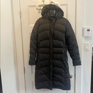 Merrell Women's Long Black Puffer Jacket